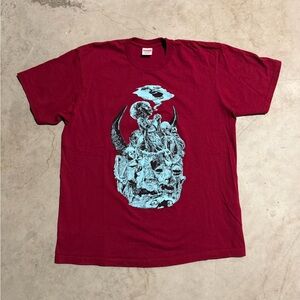 Supreme Mutant Tee Cardinal Red FW23 Men’s Graphic T-shirt Size Large Streetwear